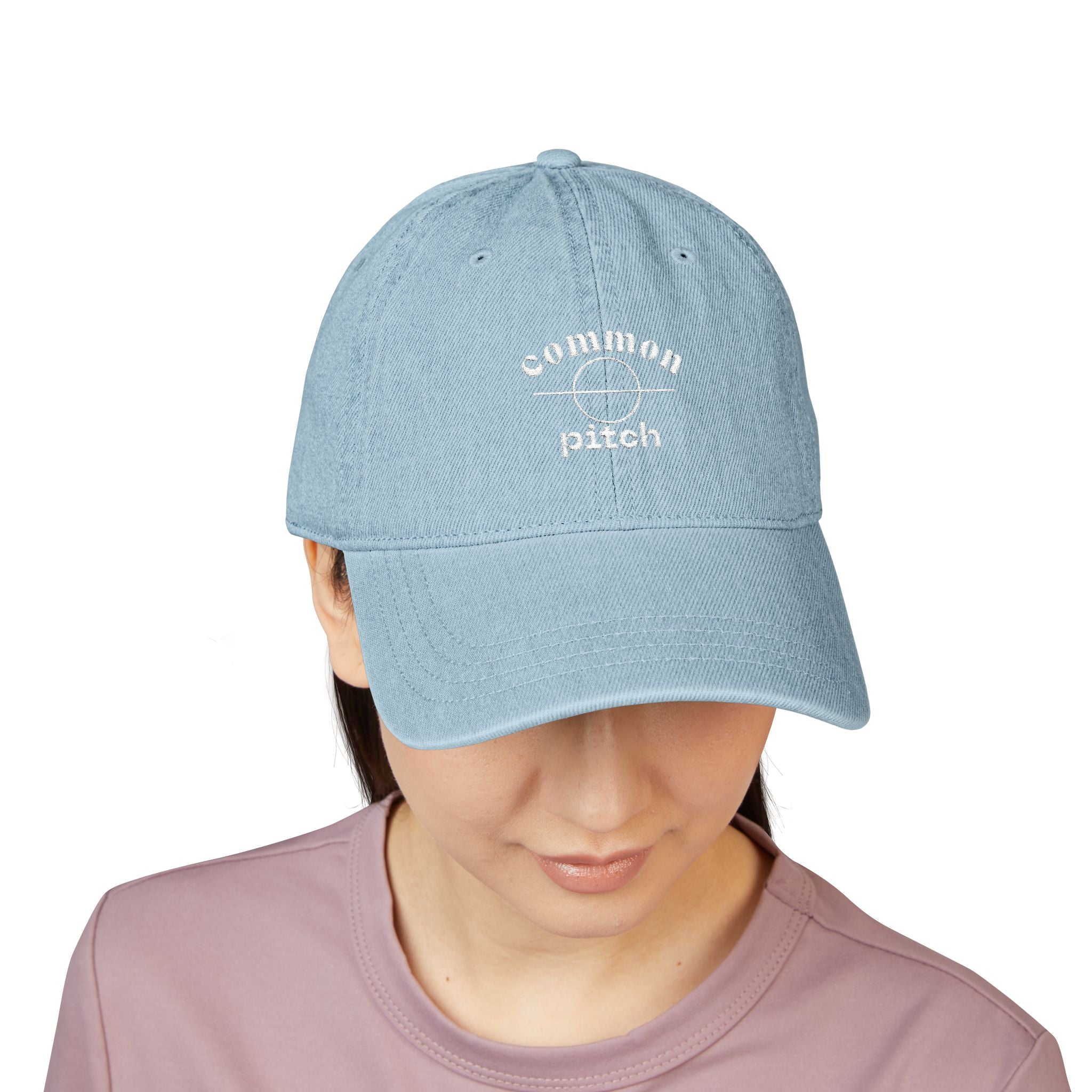 Common Pitch Logo Denim Cap