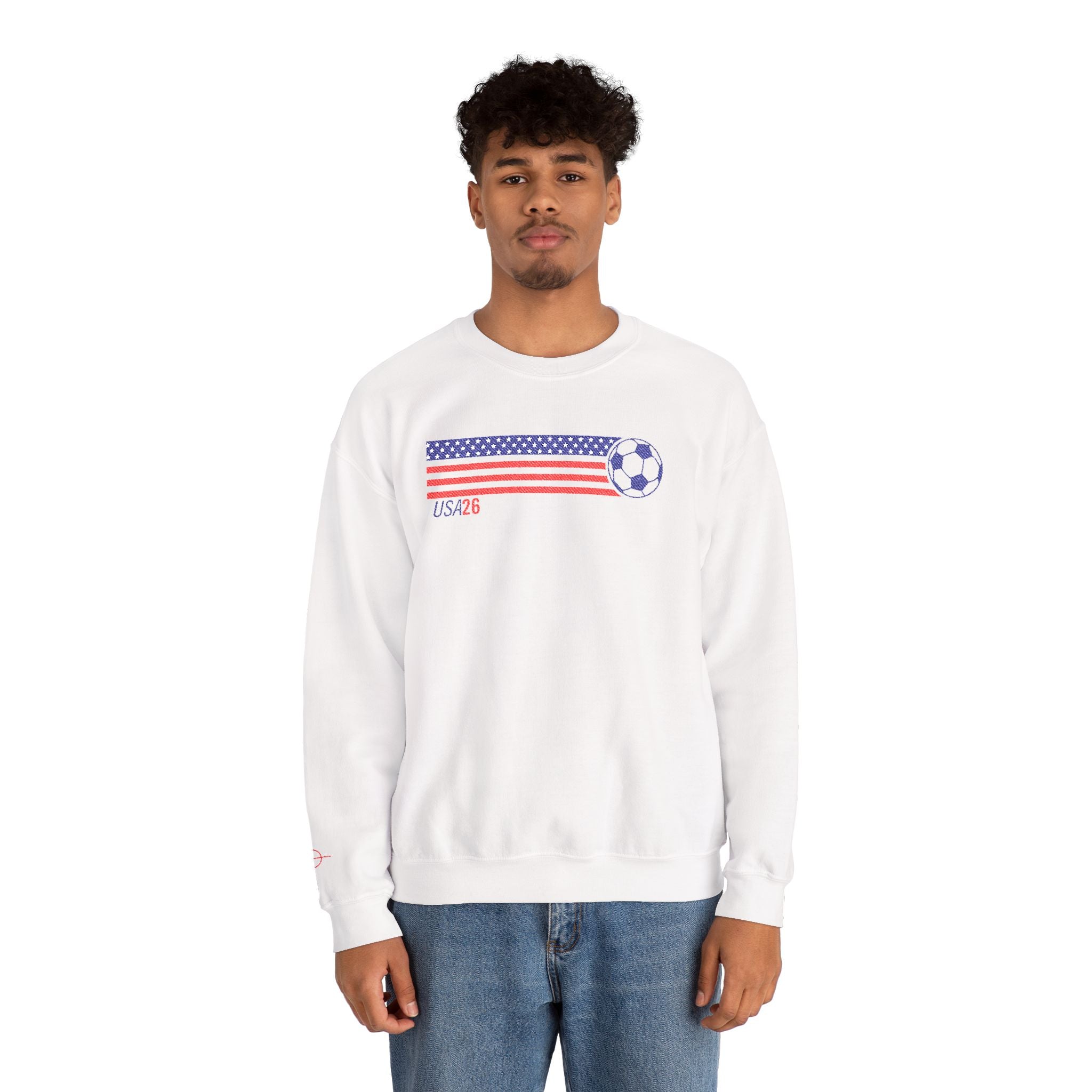 USA26 Embroidered Pullover